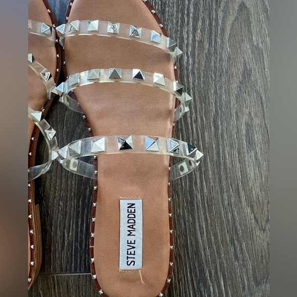 Steve Madden studded sandals sz 8 - Picture 4 of 5
